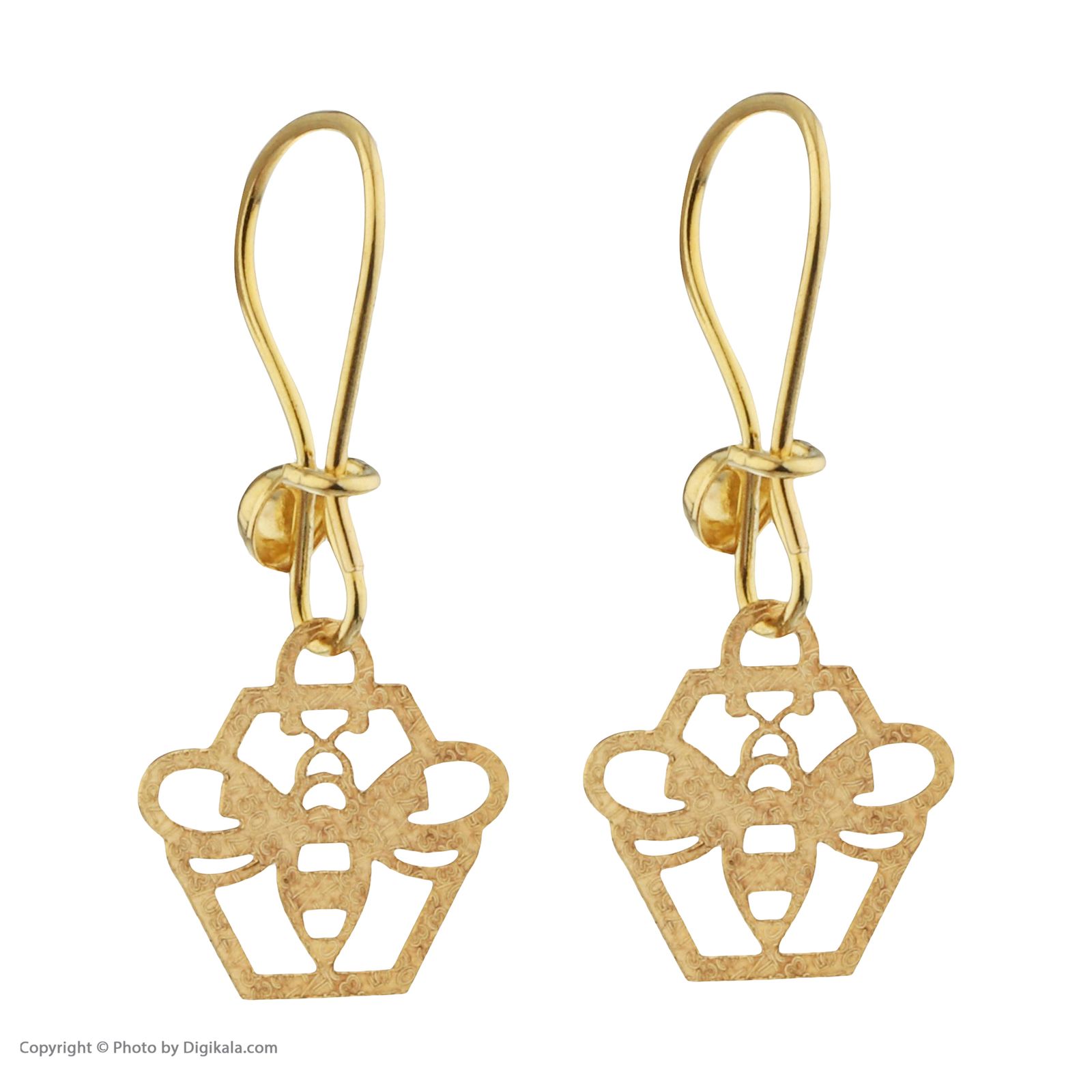 نیم ست طلا 18 عیار دخترانه مایا ماهک مدل MS0593 طرح زنبور - - 5