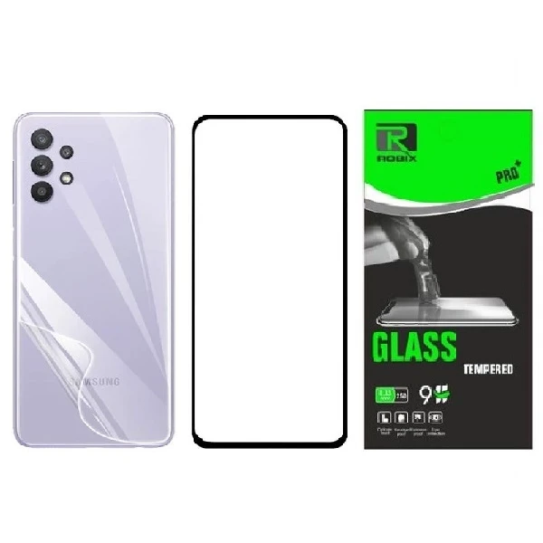 محافظ صفحه نمایش  روبیکس مدل FL-A72 مناسب برای گوشی موبایل سامسونگ Galaxy A72 به همراه محافظ پشت گوشی