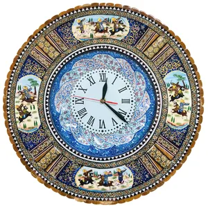 ساعت دیواری میناکاری اثر استاد پورصنعتی کد 1