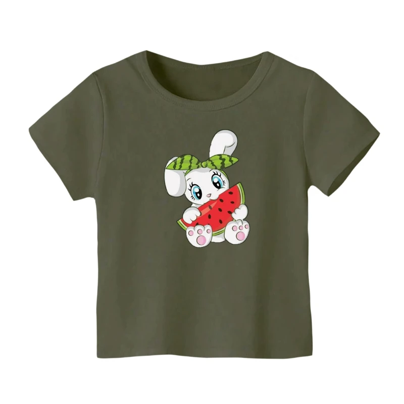 تی شرت آستین کوتاه بچگانه مدل خرگوش یلدایی کد 6