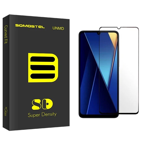 محافظ صفحه نمایش شیشه ای سوماستل مدل SD مناسب برای گوشی موبایل شیائومی Poco C65