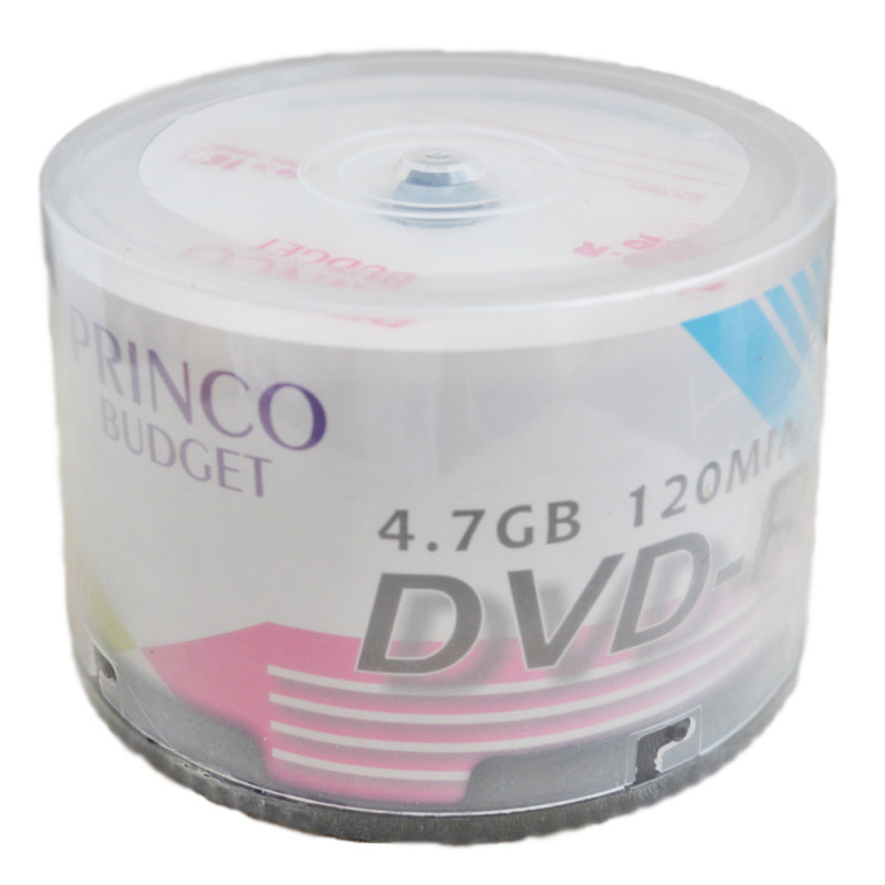 دی وی دی خام پرینکو مدل  DVD-R بسته 100 عددی