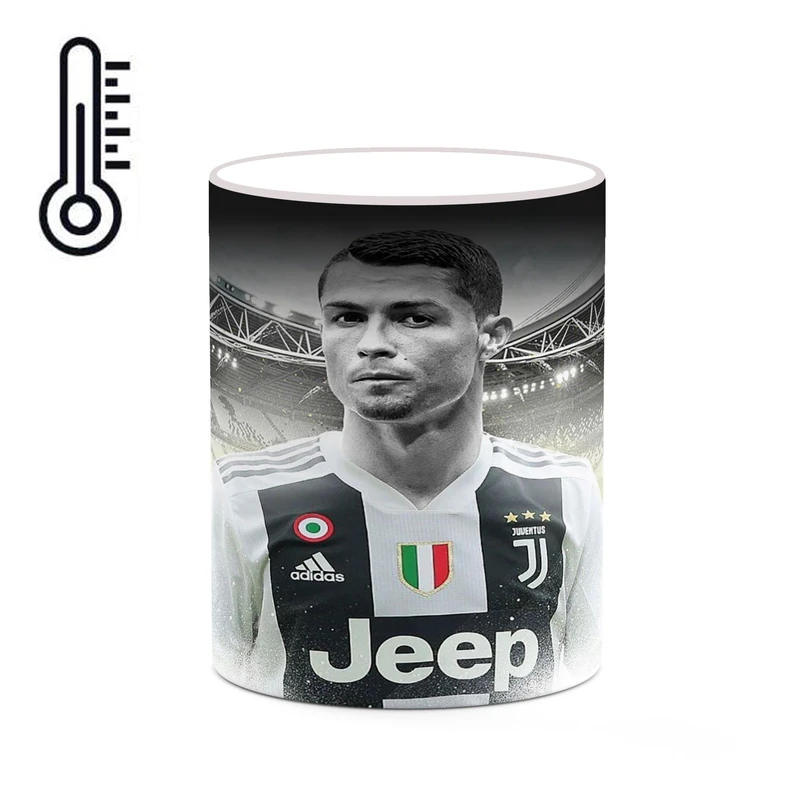 ماگ حرارتی کاکتی طرح Ronaldo رونالدو مدل mgh43115