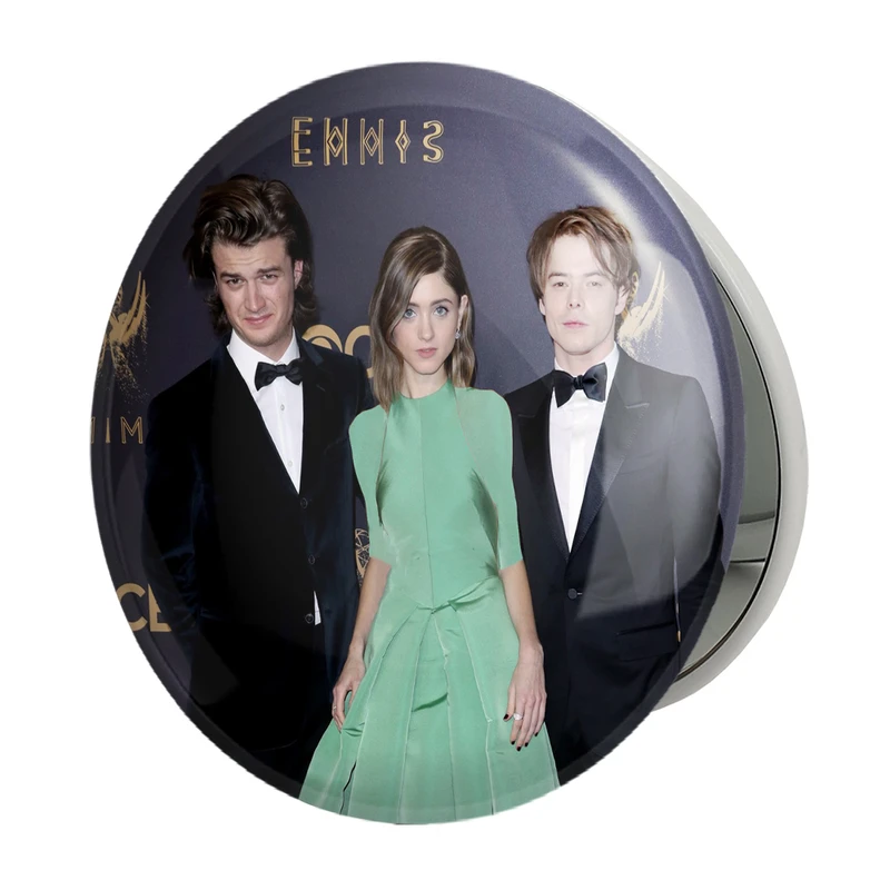 آینه جیبی خندالو طرح سریال استرنجر تینگز Stranger Things مدل تاشو کد 19334 