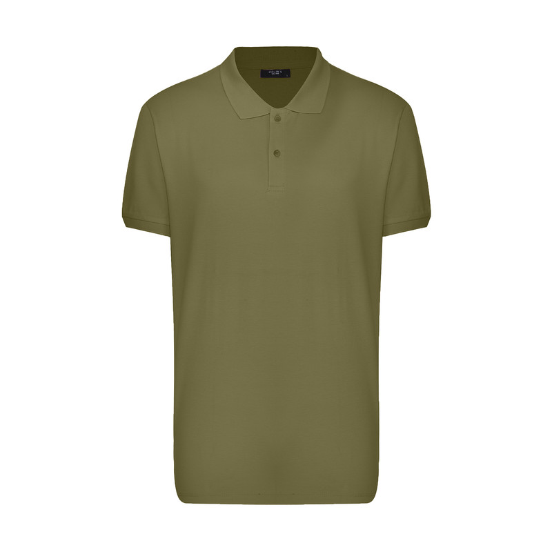 پولوشرت مردانه کالینز مدل 142112106-OliveGreen