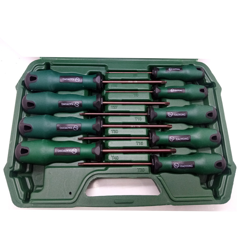 پیچ گوشتی ستاره ای هویونگ مدل FR-90 بسته 9 عددی