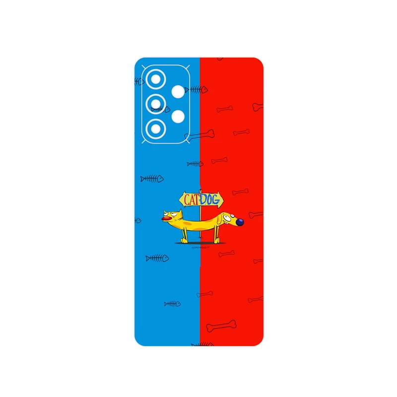برچسب پوششی ماهوت مدل CatDog مناسب برای گوشی موبایل سامسونگ Galaxy A33 5G