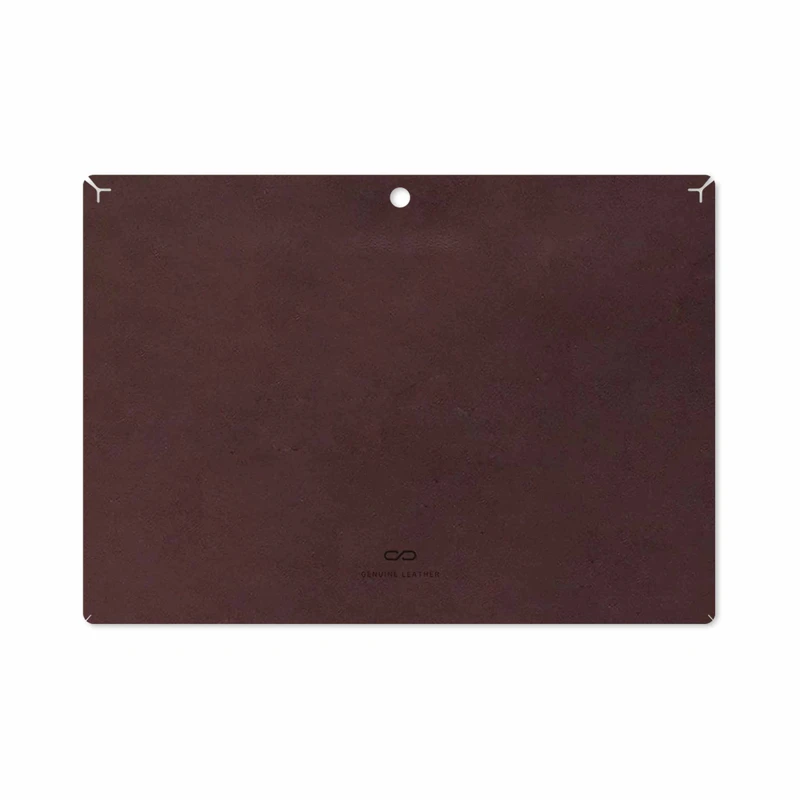 برچسب پوششی ماهوت مدل Matte-Dark-Brown-Leather مناسب برای تبلت لنوو Miix 320 2017
