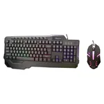 کیبورد و ماوس گیمینگ وریتی مدل V-KB6121GCW، سوییچ ممبران، Full-Size، نورپردازی LED RGB