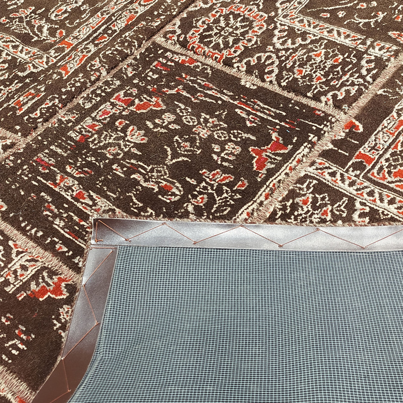 فرش دستبافت 6 متری مدل تکه دوزی لوکس