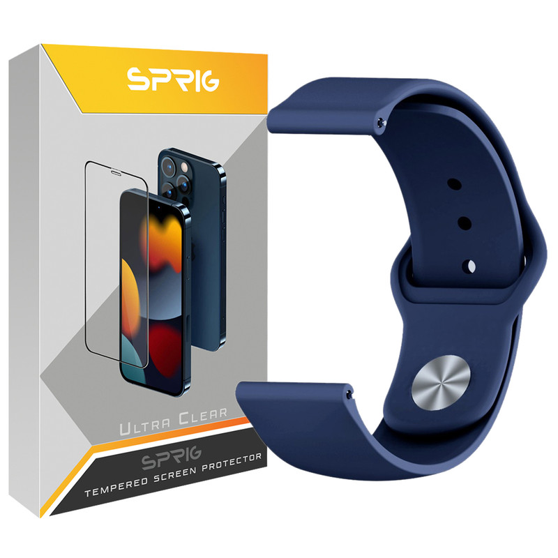 بند اسپریگ مدل SILCO مناسب برای ساعت هوشمند سامسونگ Galaxy Watch Active 1 / Active 2 40mm / Active 2 44mm / Watch 3 size 41mm / Galaxy Watch 4 40mm / watch 4 42mm / watch 4 44mm / watch 4 46mm