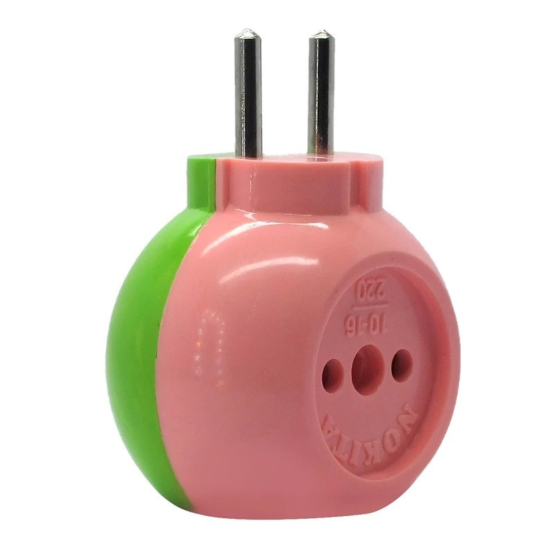 سه شاخه برق مدل COLORFUL بسته 2 عددی