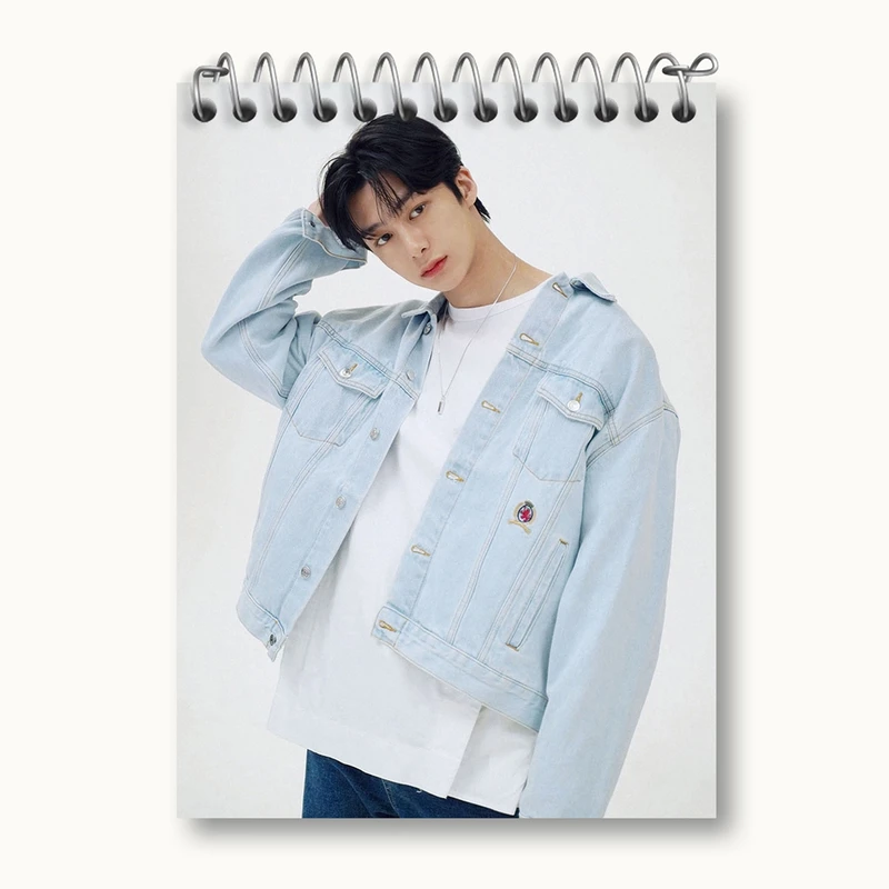 دفتر یادداشت 50 برگ خندالو مدل هیونگ وون گروه مانستا اکس MONSTA X کد 21183