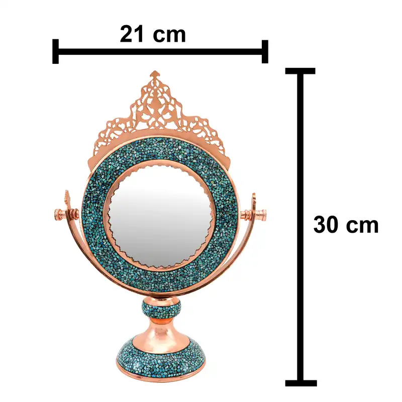 ست 9 تکه هفت سین فیروزه کوبی مدل تاج دار کد 301211Rock