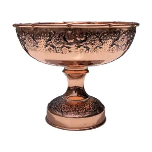 شکلات خوری مسی مدل گلبرگ کد 762