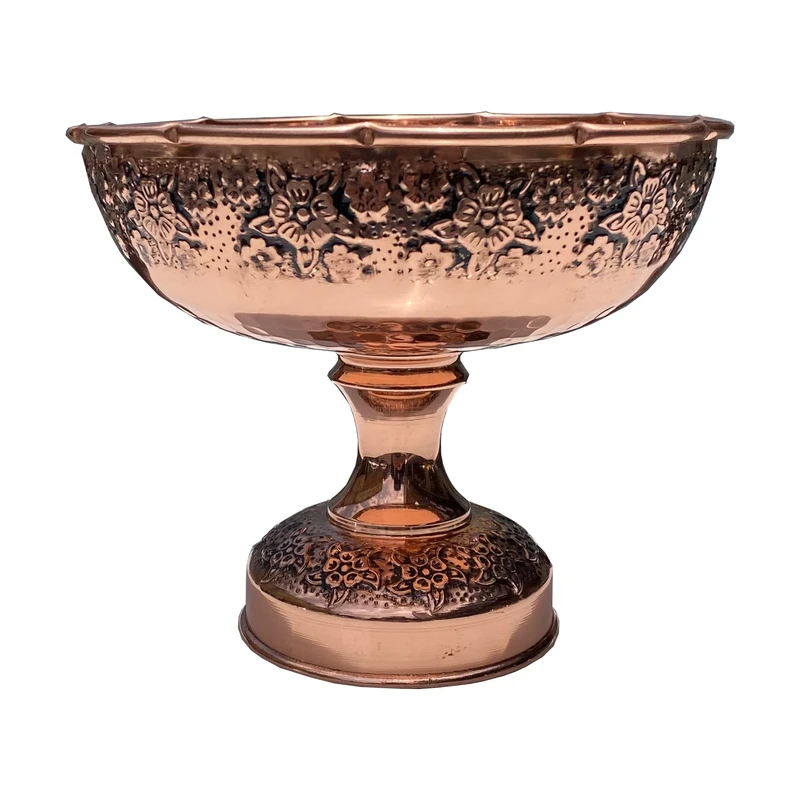 شکلات خوری مسی مدل گلبرگ کد 762
