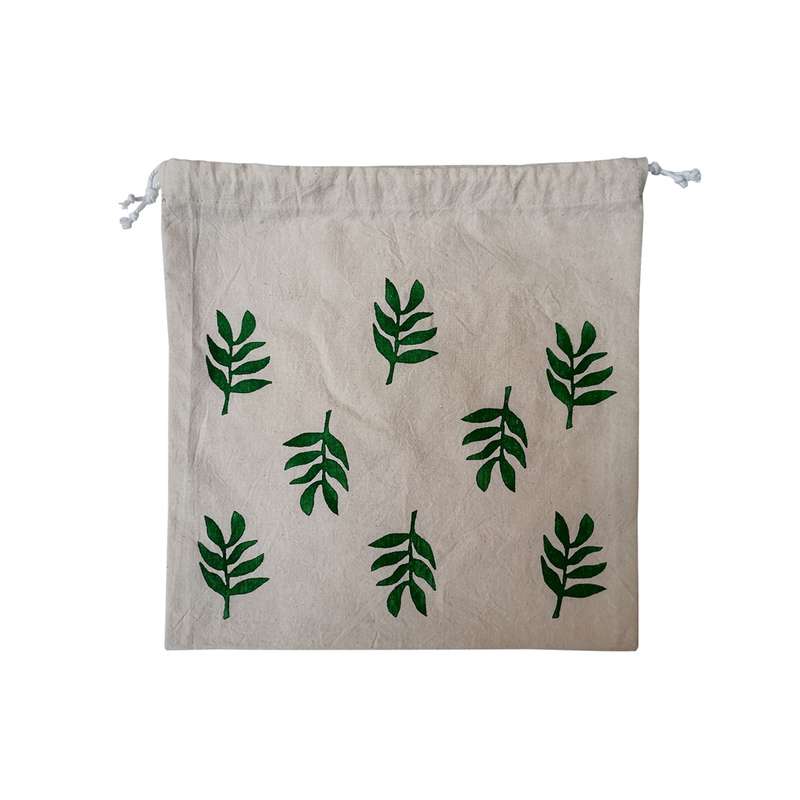 کیسه نان و سبزی طرح برگ M