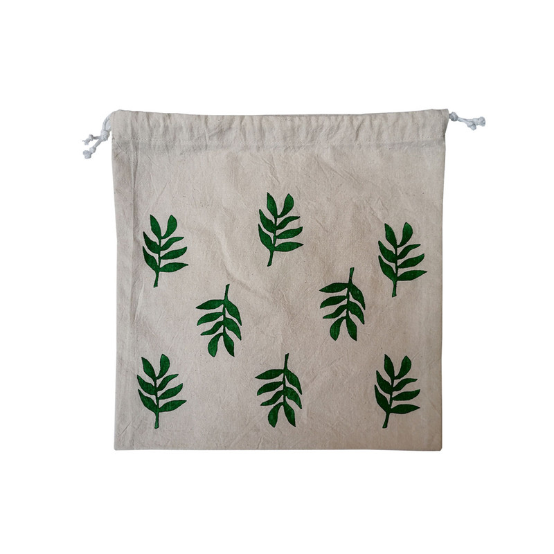 کیسه نان و سبزی طرح برگ M