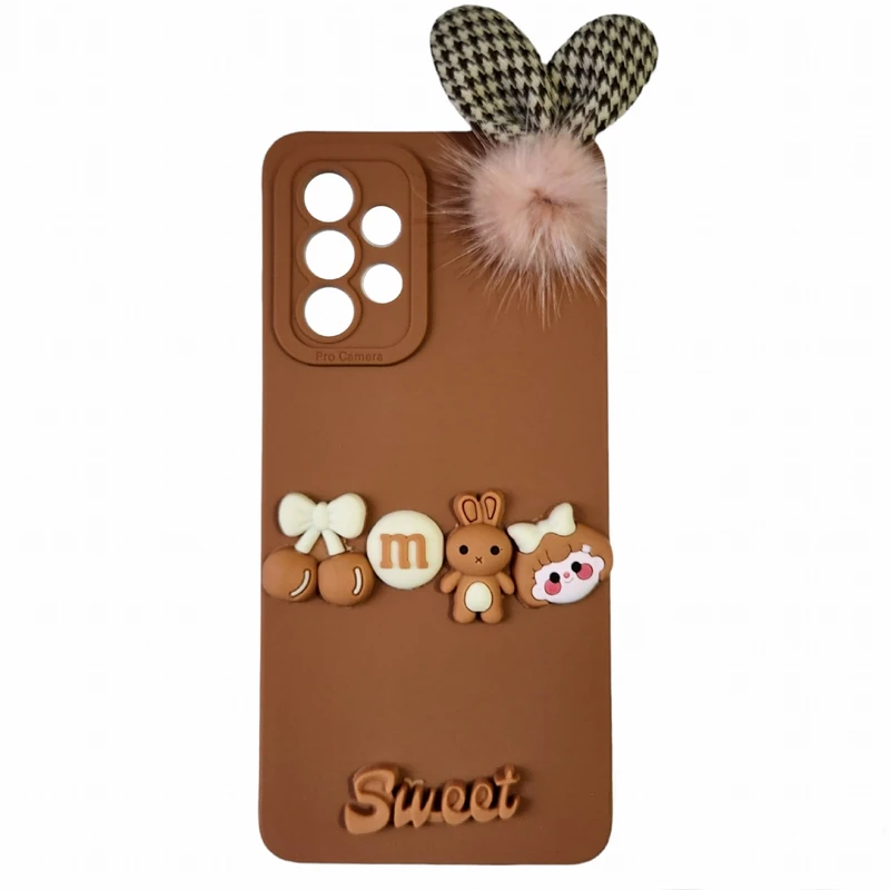 کاور طرح عروسکی برجسته مدل sweet مناسب برای گوشی موبایل سامسونگ Galaxy A13 4G 