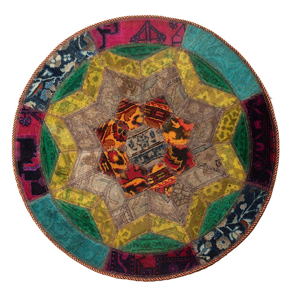 کلاژ فرش دستبافت یک متری کد FT38-2