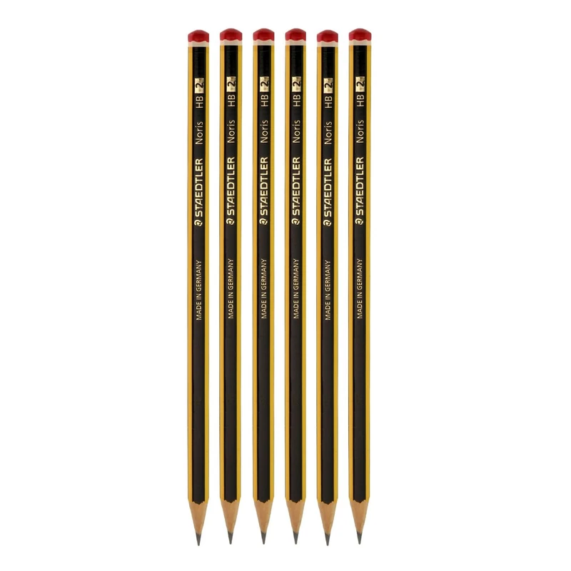 مداد مشکی استدلر مدل نوریس 2-120 بسته 6 عددی