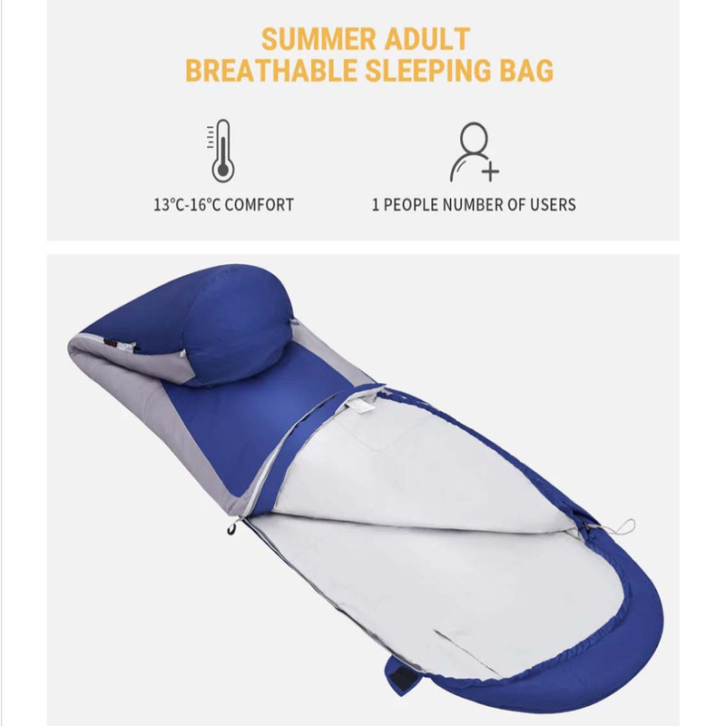 کیسه خواب یک نفره کینگ کمپ مدل BREEZE 70