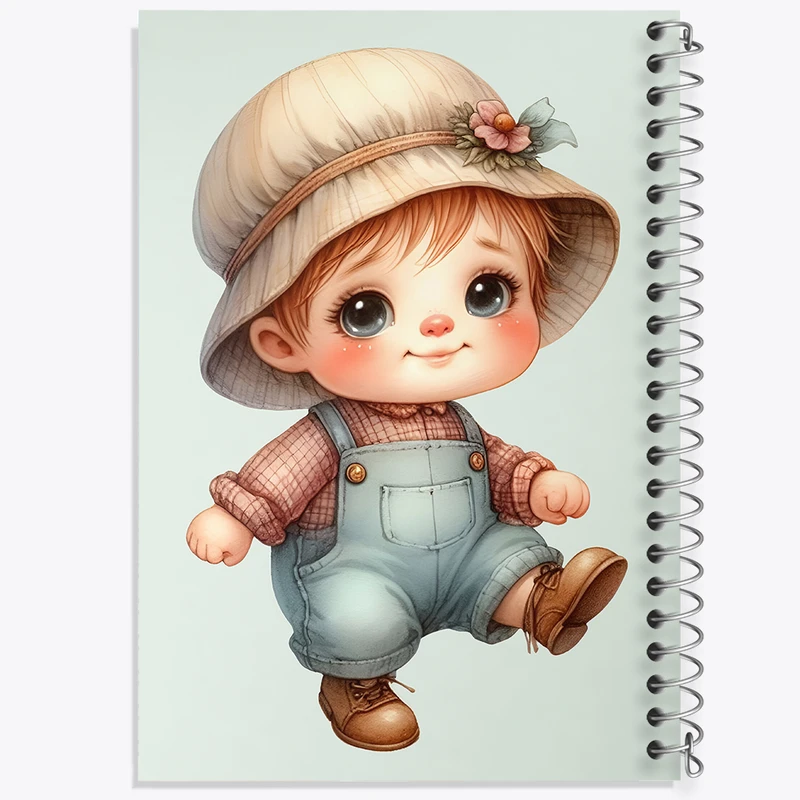 دفتر لیست خرید 50 برگ خندالو طرح پسرانه کیوت کد N5038