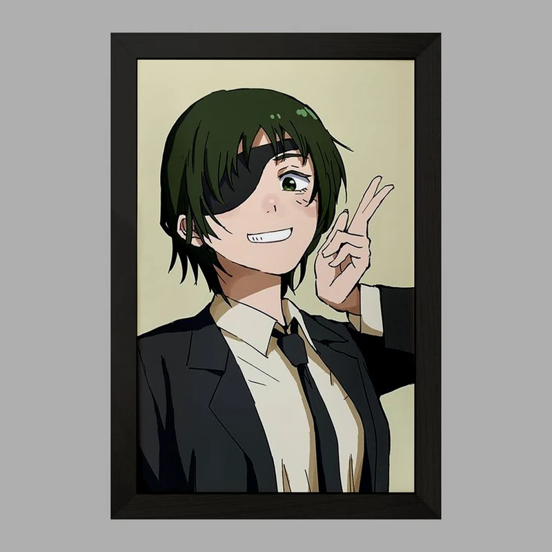 تابلو خندالو مدل هیمنو انیمه مرد اره ای Chainsaw Man  کد 23218