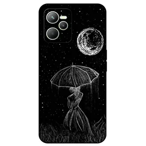 Megafone Girl and Moon 1369 Cover For Realme C35