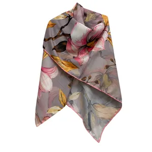 روسری زنانه مدل نخی کجراه پاییزه دست دوز کد 1649