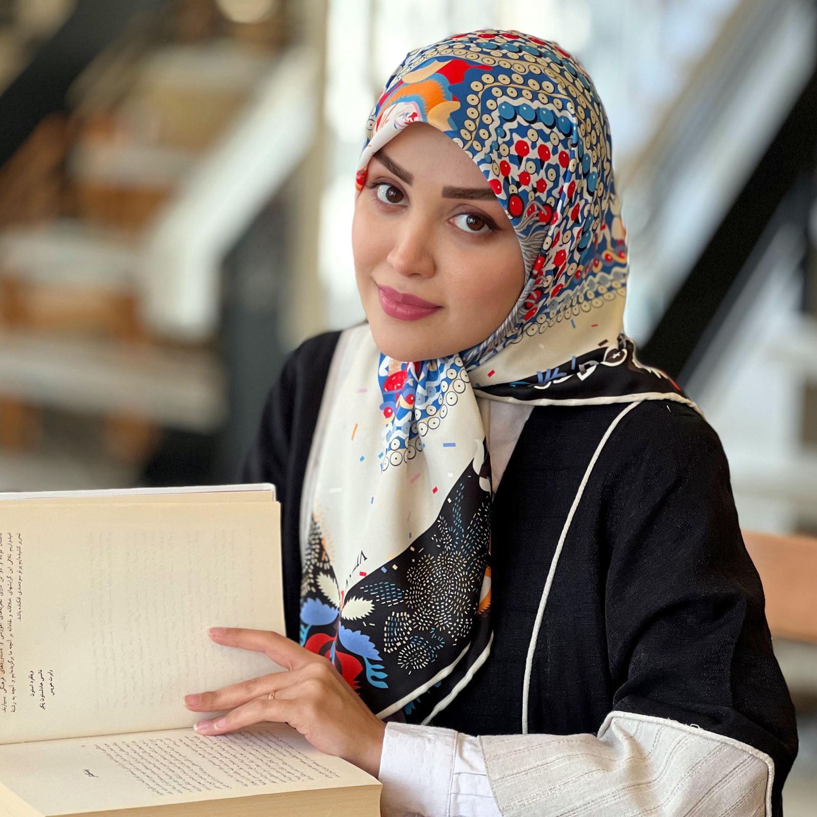 روسری زنانه مدل ابریشم توییل کد 5085 -  - 3