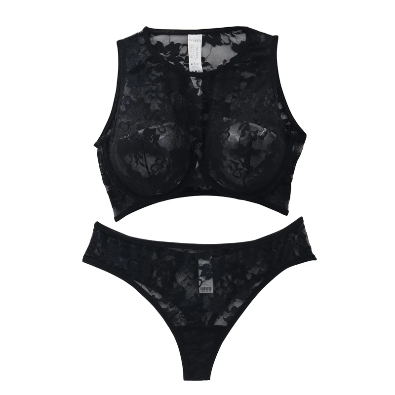 ست شورت و سوتین زنانه برتا مدل توری کد 1051M