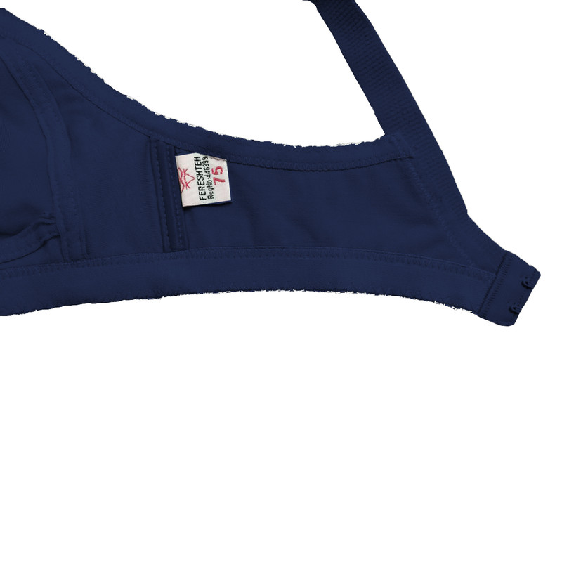 سوتین زنانه فرشته مدل نخی بدون دوخت رنگ سرمه ای