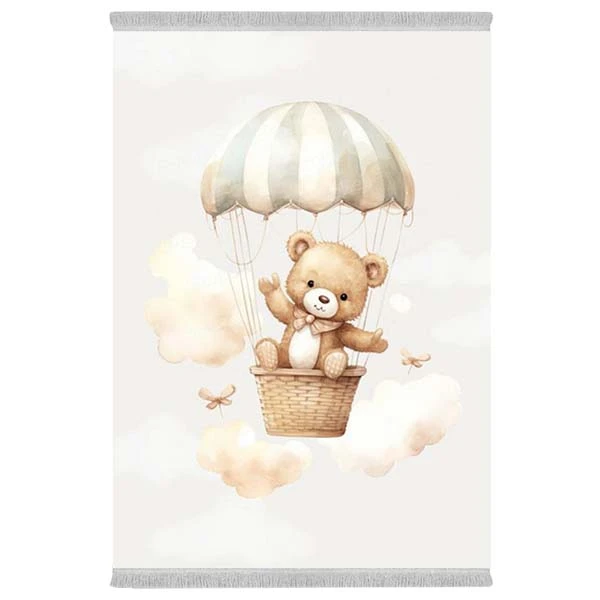 فرش پارچه‌ای دفه مدل فرشینه طرح کودک کد 00818