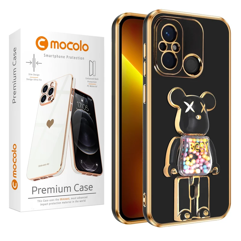 کاور موکولو مدل La Souris مناسب برای گوشی موبایل شیائومی Redmi 12C 4G به همراه پایه نگهدارنده