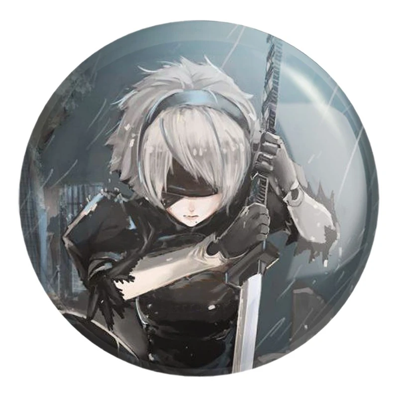 پیکسل خندالو طرح انیمه نیر اتوماتا Nier Automata ver 1.1a کد 27469 مدل بزرگ