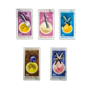 تمبر یادگاری طرح فضا کد faza-503 مجموعه 5 عددی