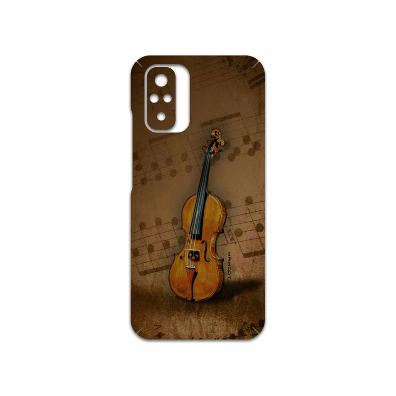 برچسب پوششی ماهوت مدل Violin-Instrument مناسب برای گوشی موبایل شیائومی Redmi Note 10