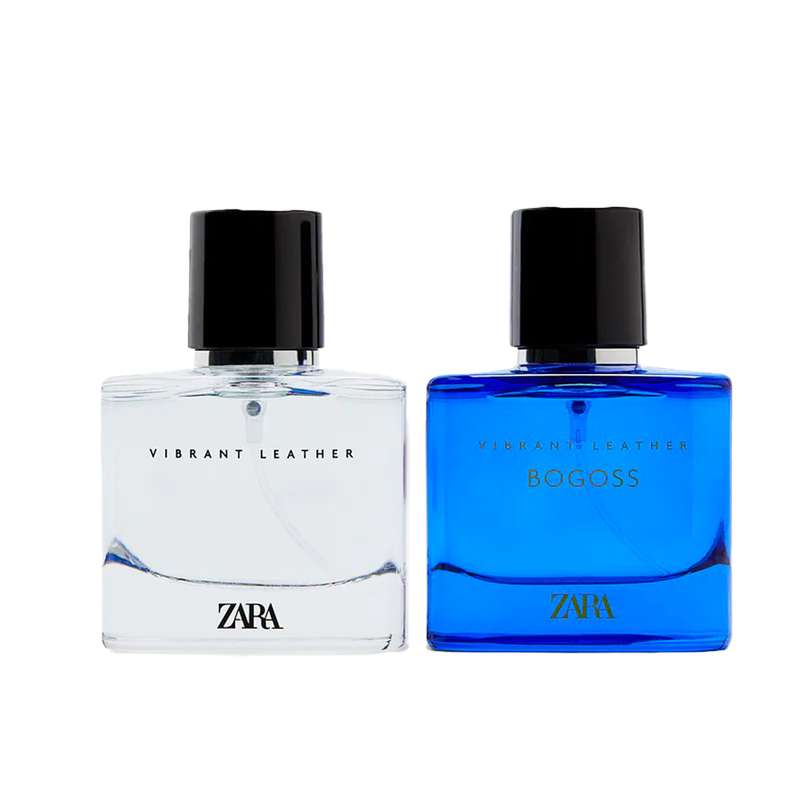 ادو پرفیوم مردانه زارا مدل vibrant leather and vibrant leather bogoss حجم 60 میلی لیتر بسته 2 عددی