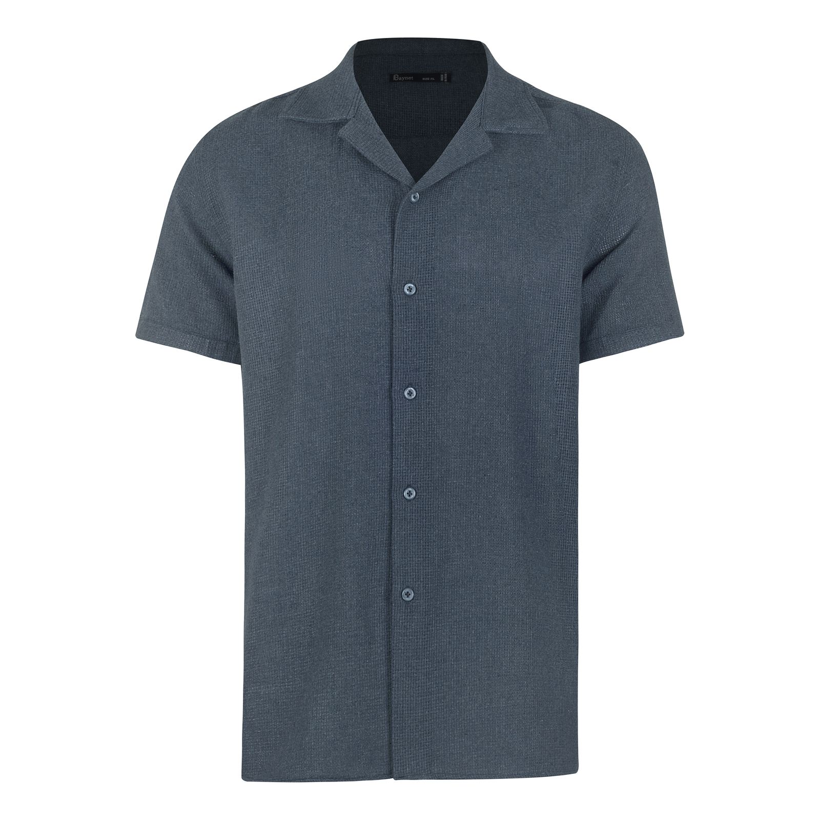 پیراهن آستین کوتاه مردانه باینت مدل 772-5 رنگ آبی -  - 2