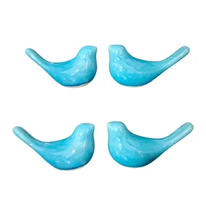 مجسمه سرامیکی مدل گنجشک بسته 4 عددی