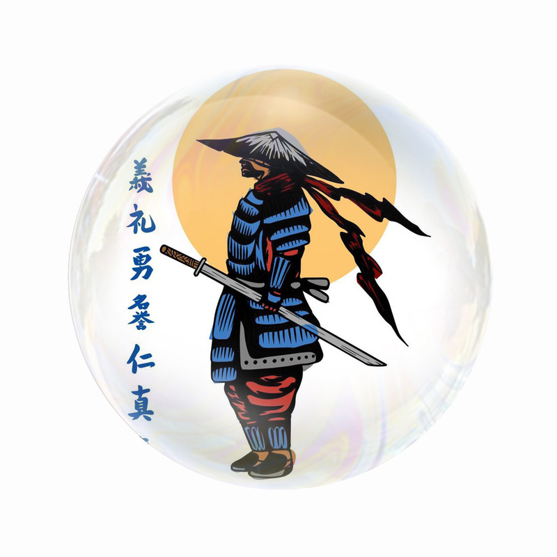 مگنت عرش طرح سامورایی Samurai کد Asm5007