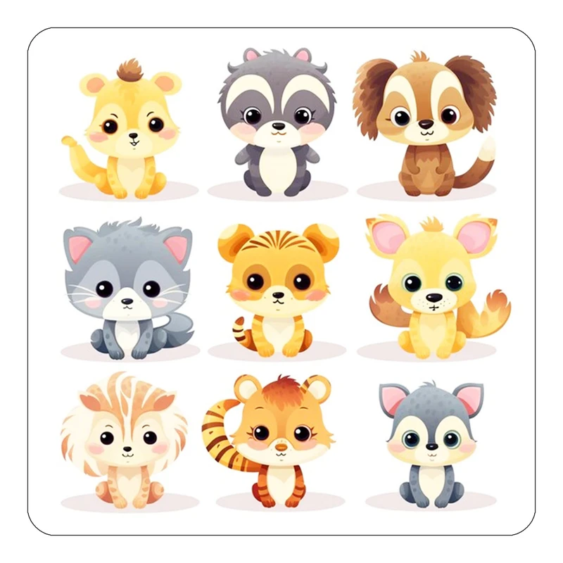 مگنت کاکتی طرح حیوانات کارتونی مدل mp27830