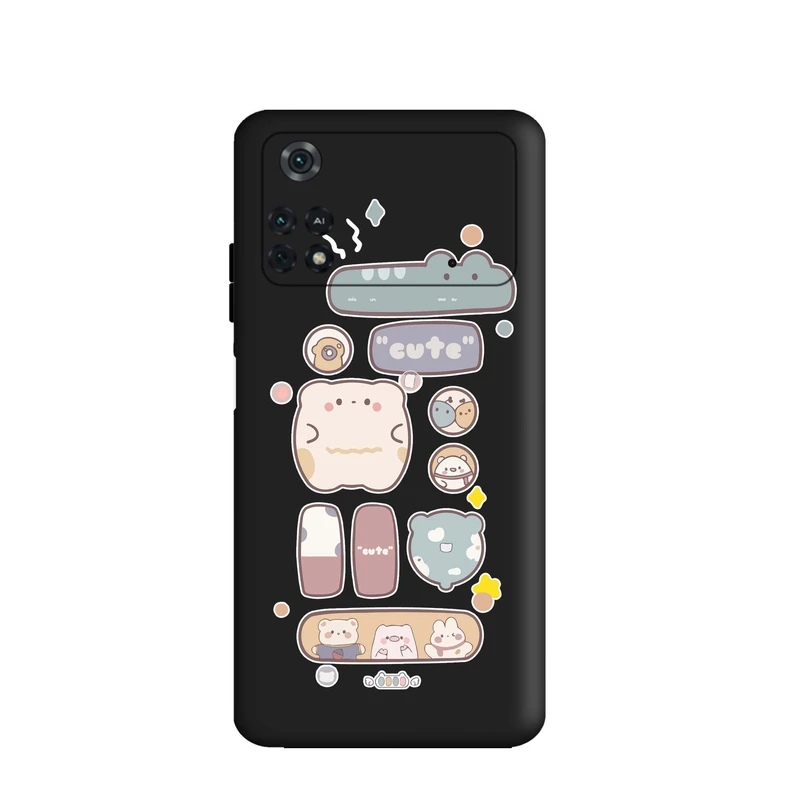 کاور قاب گارد طرح فانتزی کد m8179 مناسب برای گوشی موبایل شیائومی Poco M4 Pro 4G