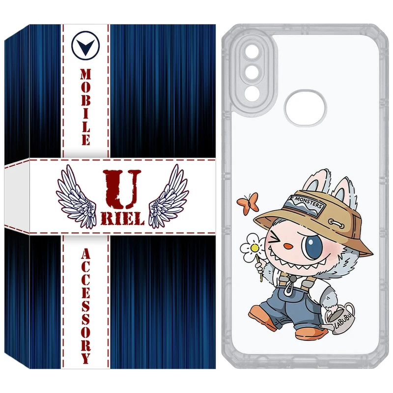 کاور یوریل مدل Clear کد 111 طرح لبوبو Labubu مناسب برای گوشی موبایل سامسونگ Galaxy A10S / M10S