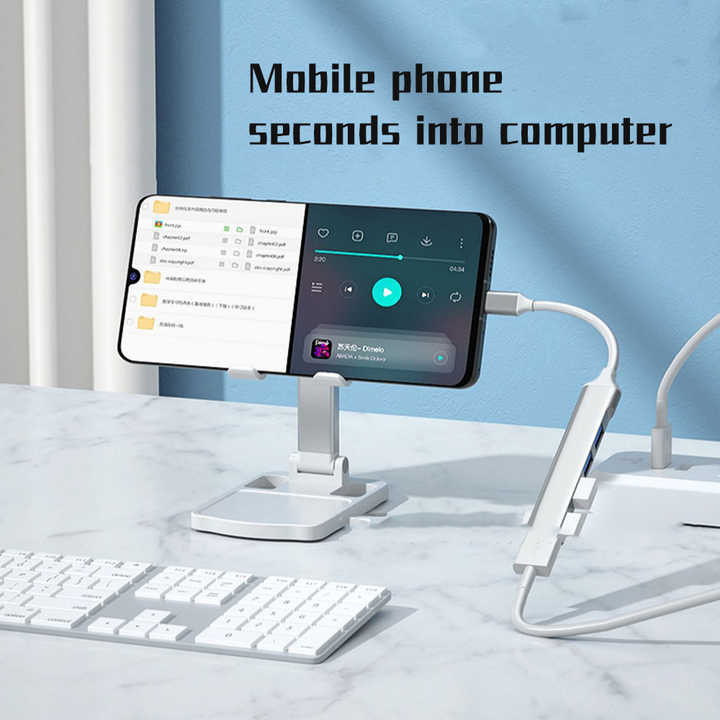 هاب ۴ پورت USB/USB-C کد۰۲۱