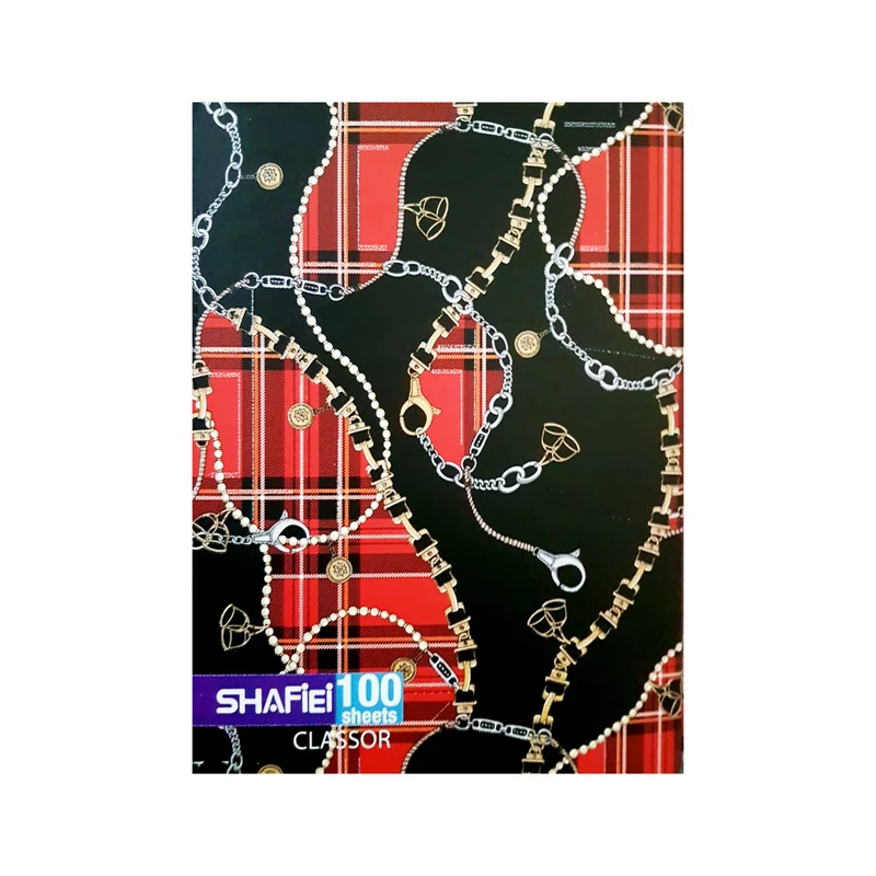 دفتر کلاسوری شفیعی طرح زنجیر کد 57-7