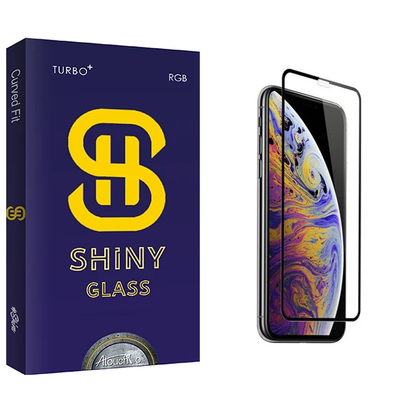 محافظ صفحه نمایش شیشه ای آتوچبو مدل Shiny Glass مناسب برای گوشی موبایل اپل iPhone Xs max