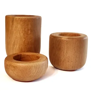 جاشمعی مدل چوبی کد SH.200 مجموعه 3 عددی
