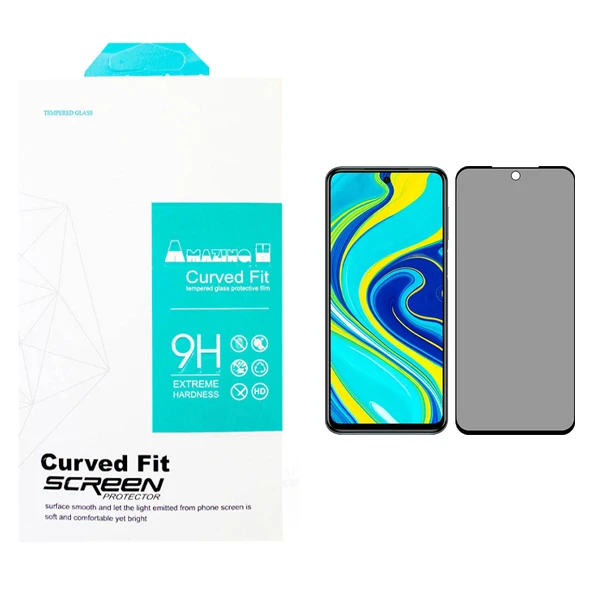 محافظ صفحه نمایش حریم شخصی مدل AMAZING مناسب برای گوشی موبایل شیائومی Redmi Note 9 Pro Max
